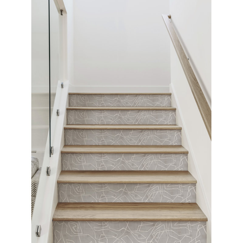 Adhésif décoratif peler et coller Biborka, H 7,5 po x l 48 po