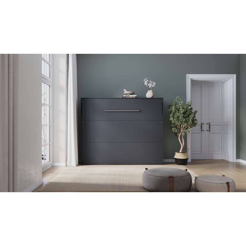 Rechell Bed, Anthracite, European Kingsize (160 x 200cm)