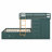 Bunk Bed With 2 Large Drawers 5 Small Drawers And Built-In Small Wardrobe-188925173