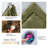 Ensemble de serviettes en coton très absorbant de six articles avec bordure unie et carreauté Ruvins-498400816