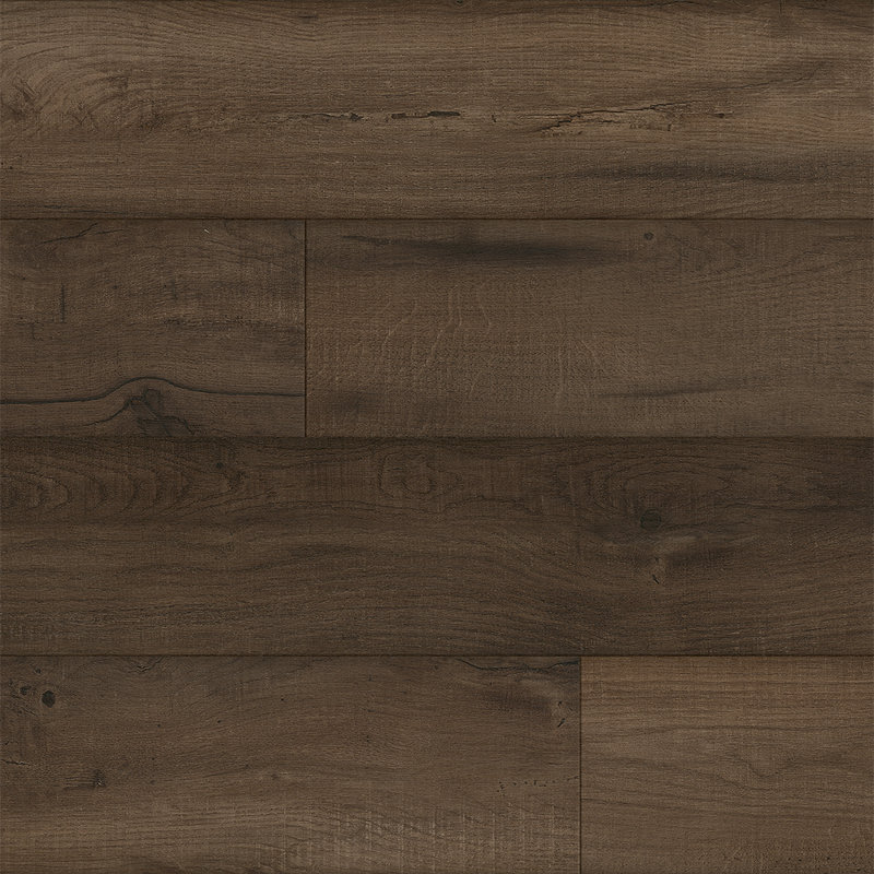 WaterTek 5mm Thick 5.91'' W x 48'' L Vinyl Plank, Java Brown