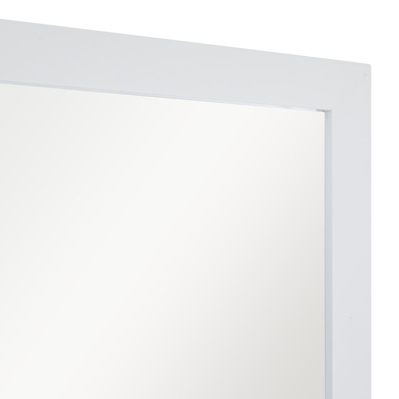 Miroir mural, Blanc, 70 po x 32,38 po