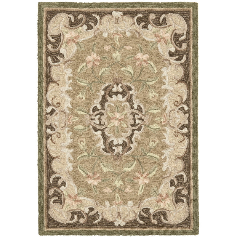 Tapis oriental performance crocheté à la main Taran, Rectangle 3 pi x 5 pi