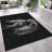 Stylish Oriental Floral Design Non Woven Soft Type Printed Rug with Vibrant Colors Ideal for Any Room Decor