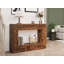 47 Inch Farmhouse Console Table With Storage, Narrow Design For Small Spaces, Rustic Accent For Hallway And Living Room