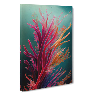 Fascinating Coral Reef - Wrapped Canvas
