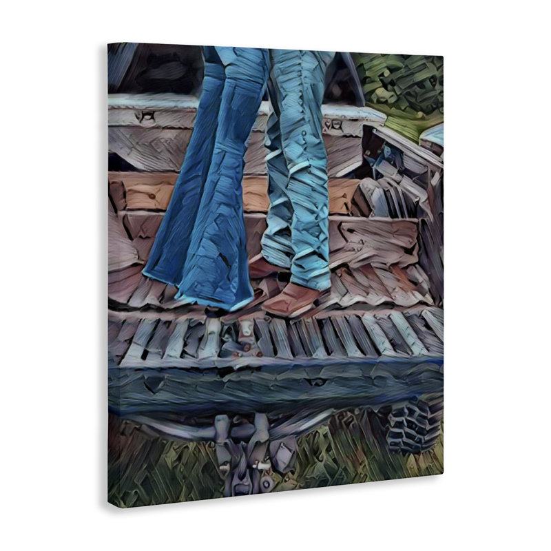 «Truck Bed Kisses Canvas», conception par Jesse Keith, H 20 po x l 16 po