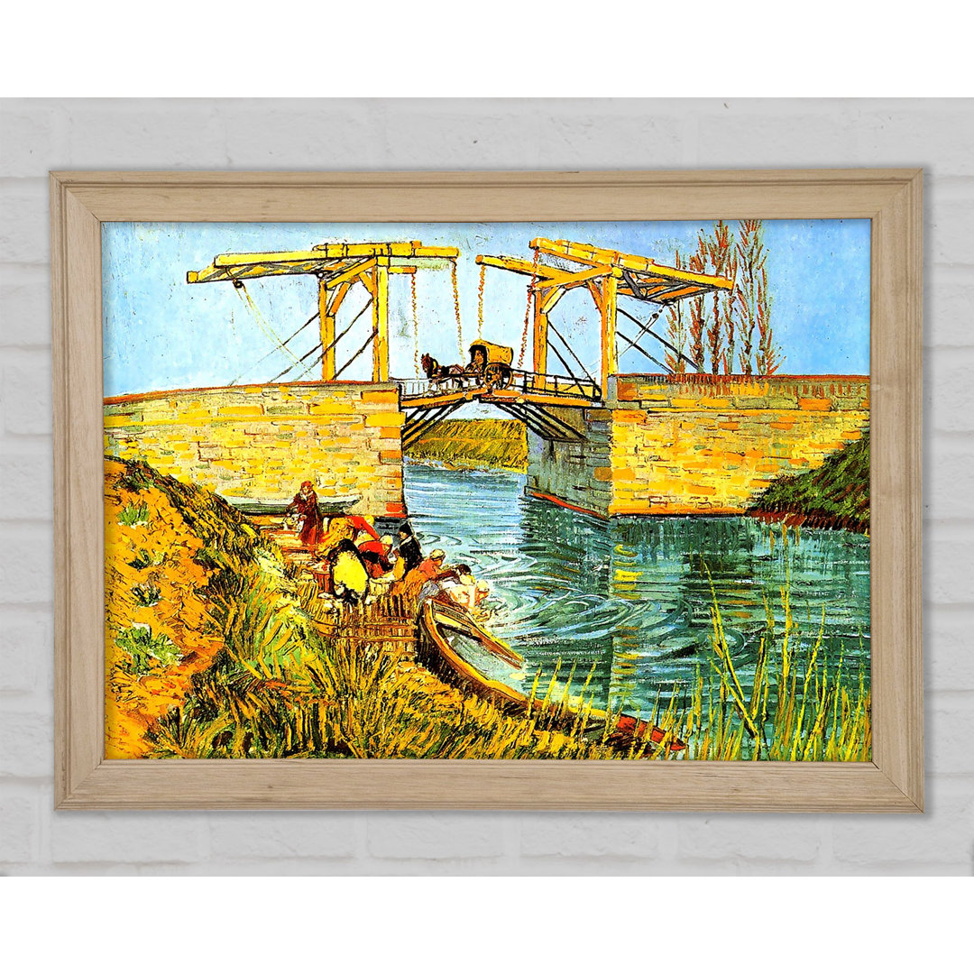 Die Langlois-Brücke in Arles von Van Gogh - Einzelne Bilderrahmen Kunstdrucke