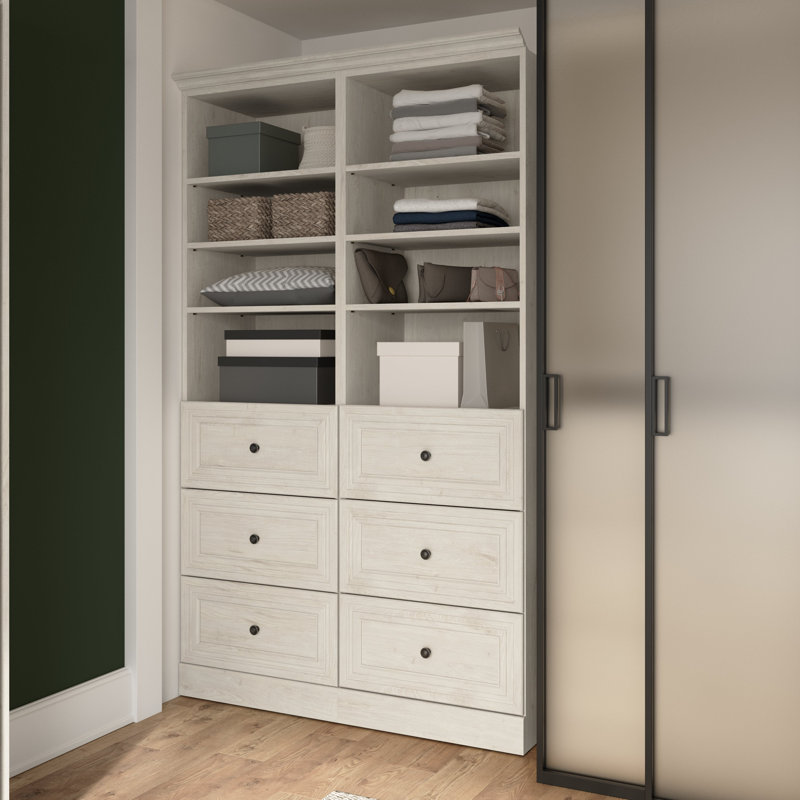 Oneybrook 50'' Closet System, Linen White Oak