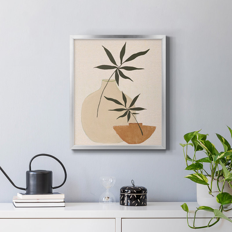 «Santa Fe Still Life I», toile encadrée de qualité supérieure - prête à être accrochée, Argent, H 24 po x l 20 po