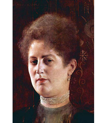 Portrait d'une femme par Gustav Klimt - reproduction