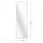 47"X14" Modern Door Mirror - Shatterproof 4Mm HD Glass & Brushed Aluminum Frame, Easy Hang Kit Included-992955462