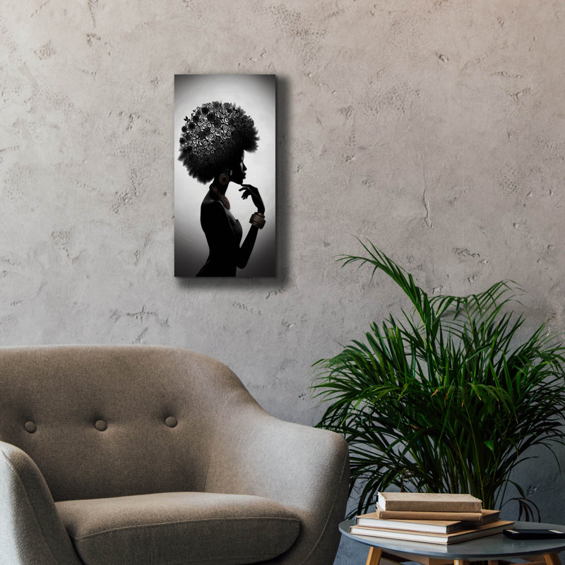  «The Modernist» par Rich Monet, art mural sur toile, 12 po x 24 po