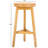 Severine Solid Wood Counter Stool