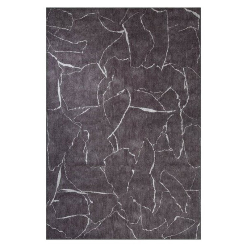 Tapis lavable en machine Premium, 4,6 x 6,2 pieds, 100% polyester, 1850 g / m² | Hauteur des poils: 0,2 po | Poly-coton écologique recyclé | Parfait pour le salon, la chambre à coucher et les endroits très passants
