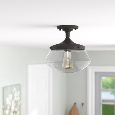 Errwood Glass Semi Flush Mount
