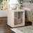 Notchietown 20" Wide Square Side Table-466084736