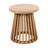 Outdoor Acacia Wood Patio Side Table, Round Coffee Table For Backyard, Lawn, Balcony-1937408526