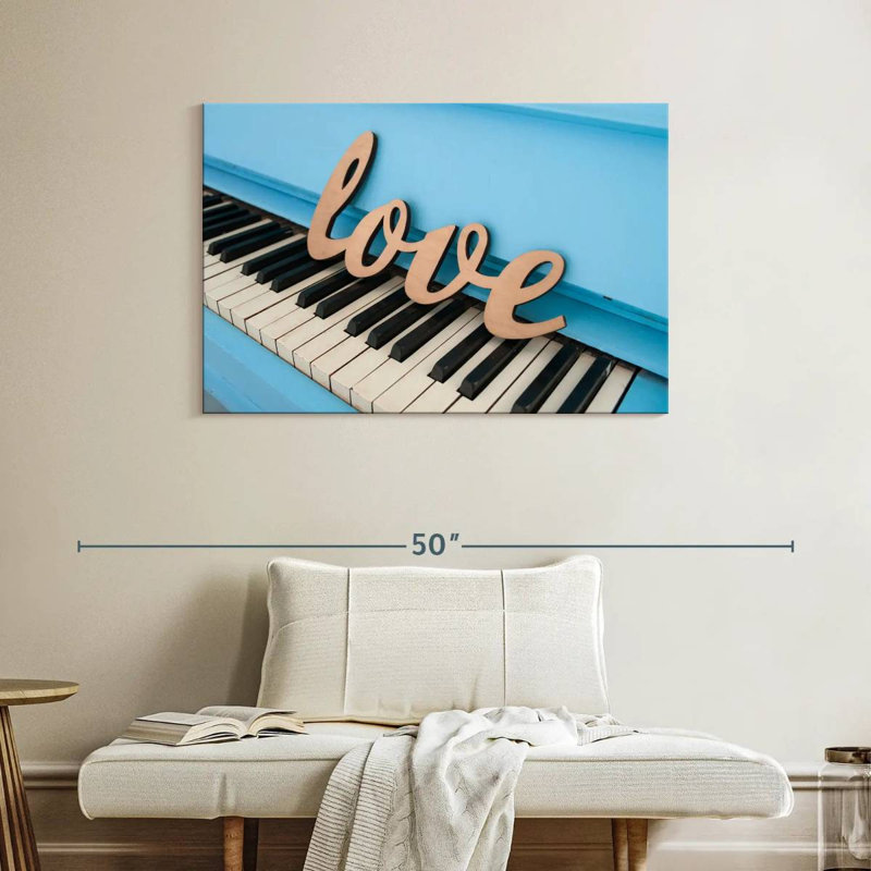 Abarca Love On Piano, H 26 po x l 39 po