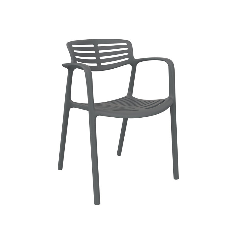 Fauteuil Toledo Aire Eco, Gris foncé