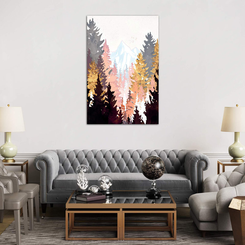 Wine Forest by SpaceFrog Designs - Wrapped Canvas Giclee Art Print, 101.6 cm H x 66.04 cm W x 3.175 cm D