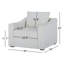 Fauteuil d'appoint Auromita Sonette