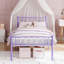 Modern Metal Platform Bed Frame with Headboard & Footboard-1114764080-1107502191