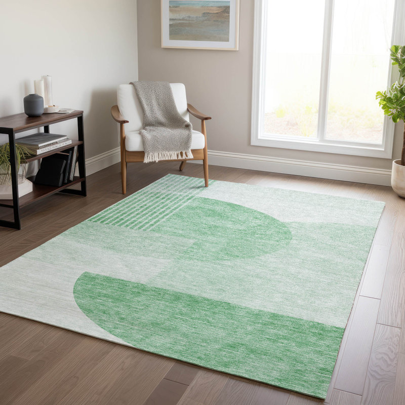 Tapis intérieur / extérieur Ayush, Rectangle 2 pi 6 po x 3 pi 10 po