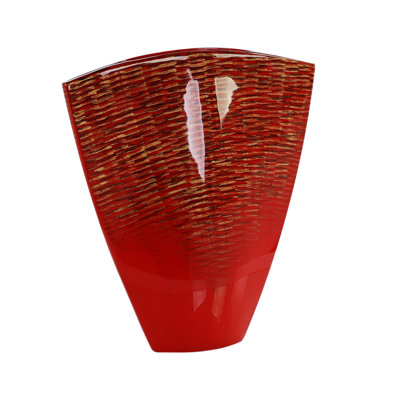 Vase écailles écarlates, grand