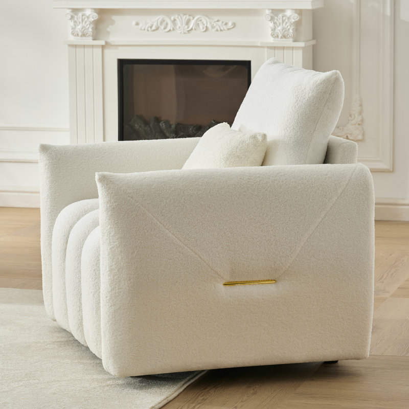 Canapé Teddy, Blanc cassé