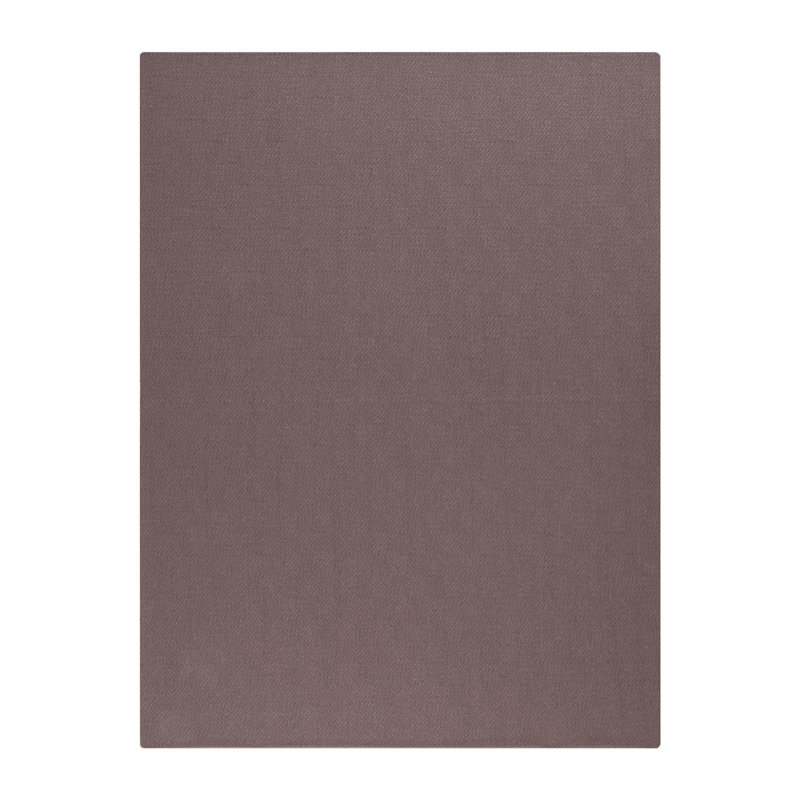 Tapis de chaise de bureau en jacquard de polyester avec support antidérapant Anji, H 0,25 po x l 36 po x P 48 po, Brun