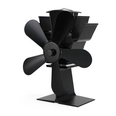 Symple Stuff Cullison Wood Stove Fan 5 Blades Bellow And Blower | Wayfair