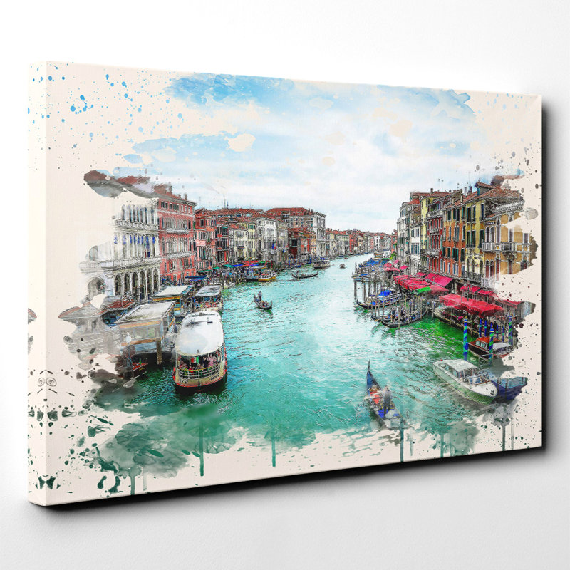 Wrapped Canvas Painting, 35cm H x 50cm W