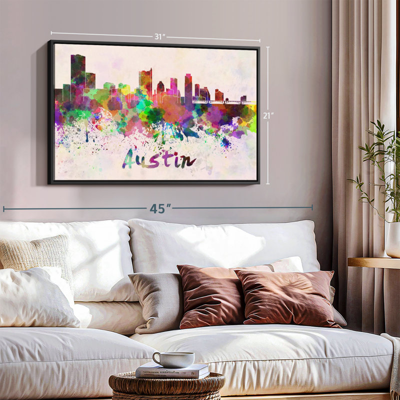 Austin Austin, impression sur toile, H 21 po x l 31 po