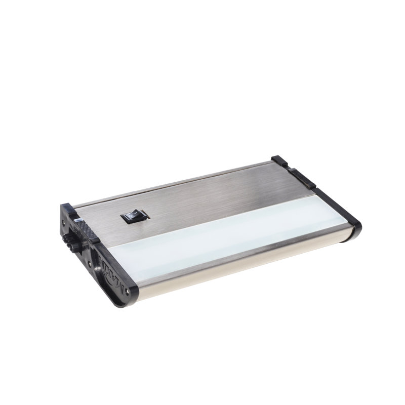 CounterMax MX-L120DC LED 7'' Under Cabinet Light Bar, Satin Nickel