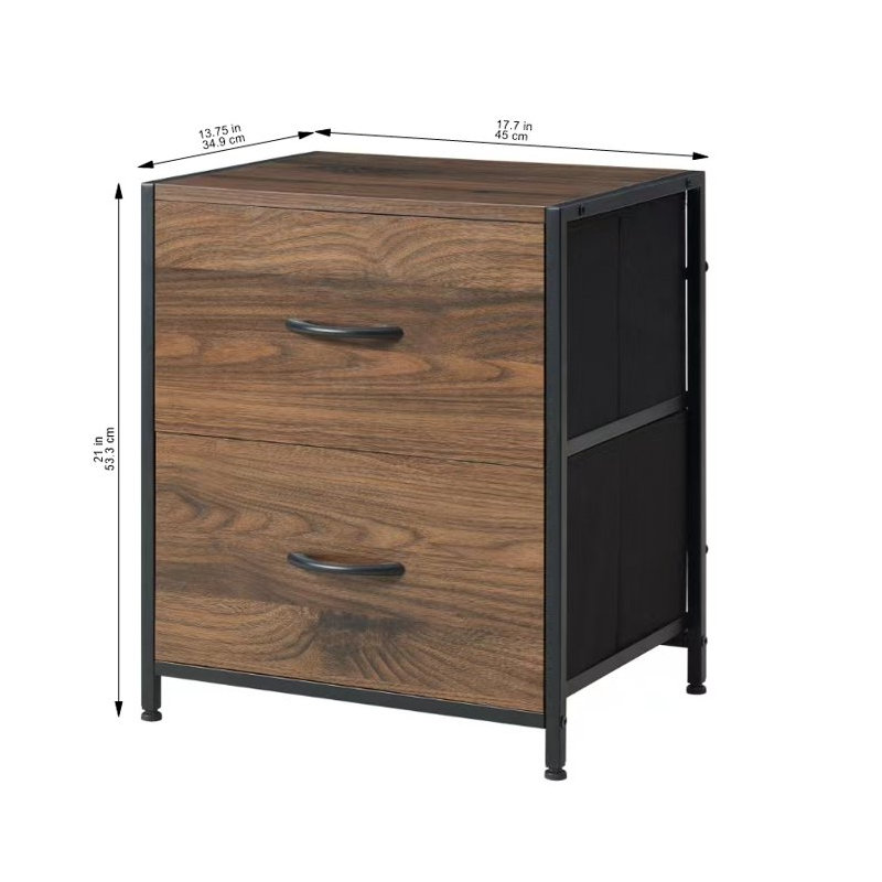 Vonte End Table, Walnut