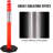 VEVOR 44'' H PE + Rubber Post