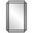 Amherst Metal Flat Wall Mirror