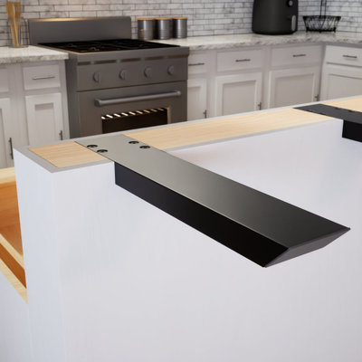 26in. x 2.5in. x 1in. The Original Knee Wall Countertop Support Bracket Industrial