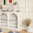 Farmhouse Console Table Entryway Table with 3 Tier Storage