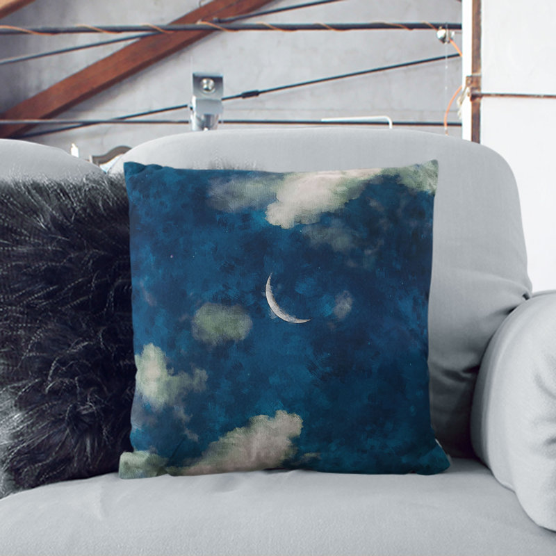 Square Throw Cushion, Stone, 55cm H x 55cm W x 20cm D