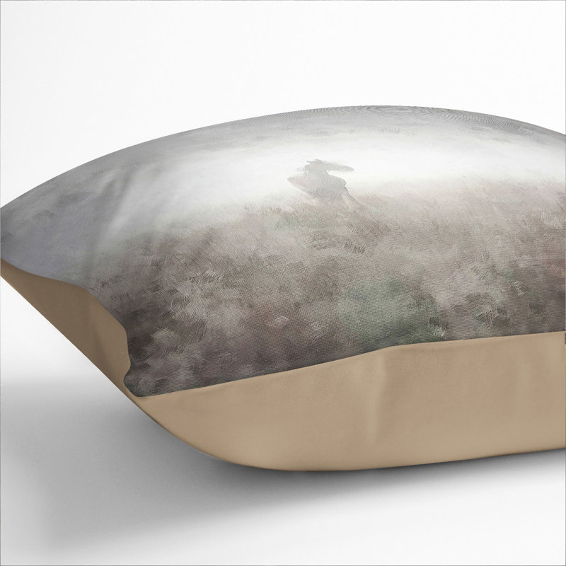 Square Cushion, 40cm H x 40cm W x 15cm D, Stone