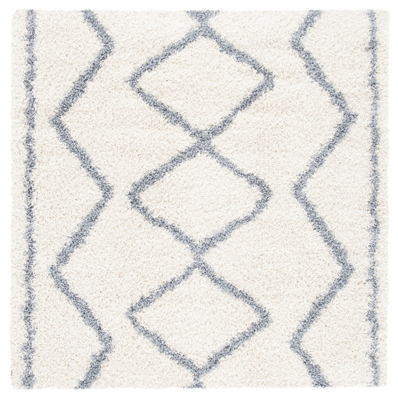 Venus Shag 600 Performance Geometric Rug, Square 6'7"