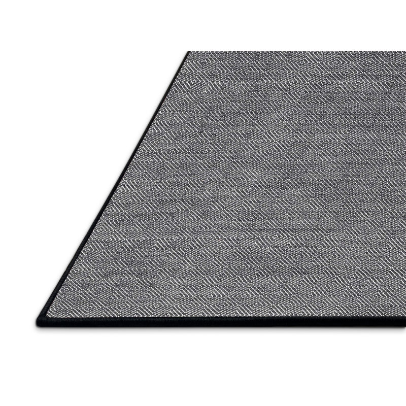 Tapis contemporain gris, Rectangle 2 pi x 3 pi