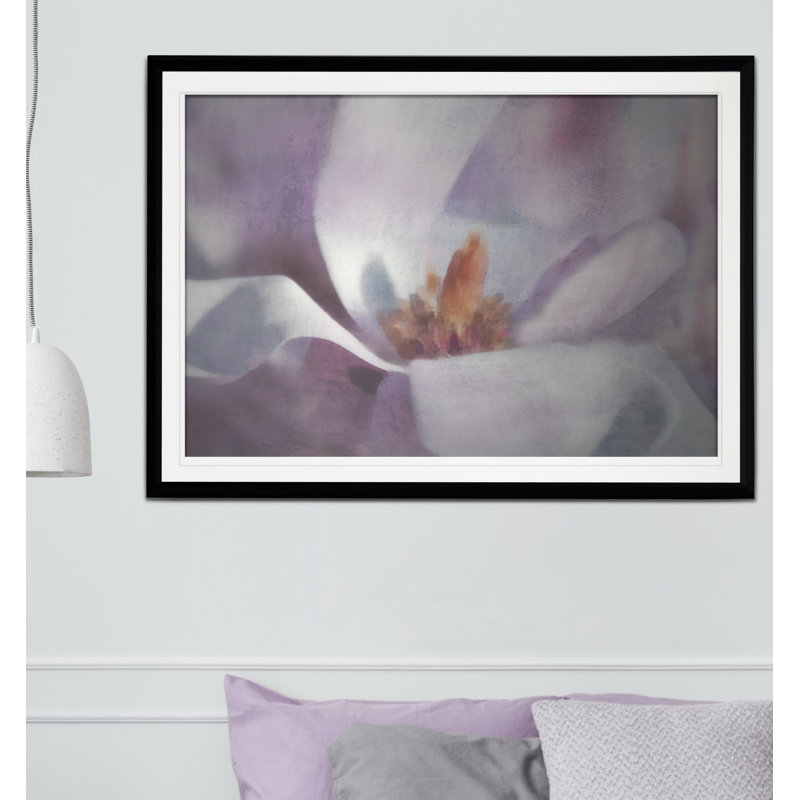 Magnolia Melody I - reproduction de cadre photo, H 24 po x l 30 po x P 1,5 po, Noir