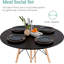 Table de salle à manger ronde, table de cuisine, table basse de style moderne-182336989
