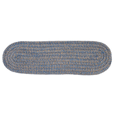 Randlewood Check Stair Treads - Blue Ice
