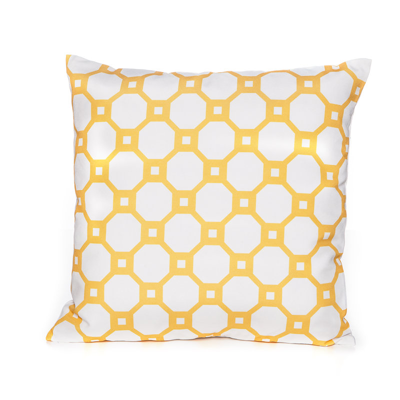 Coussin décoratif en coton Soho, Or