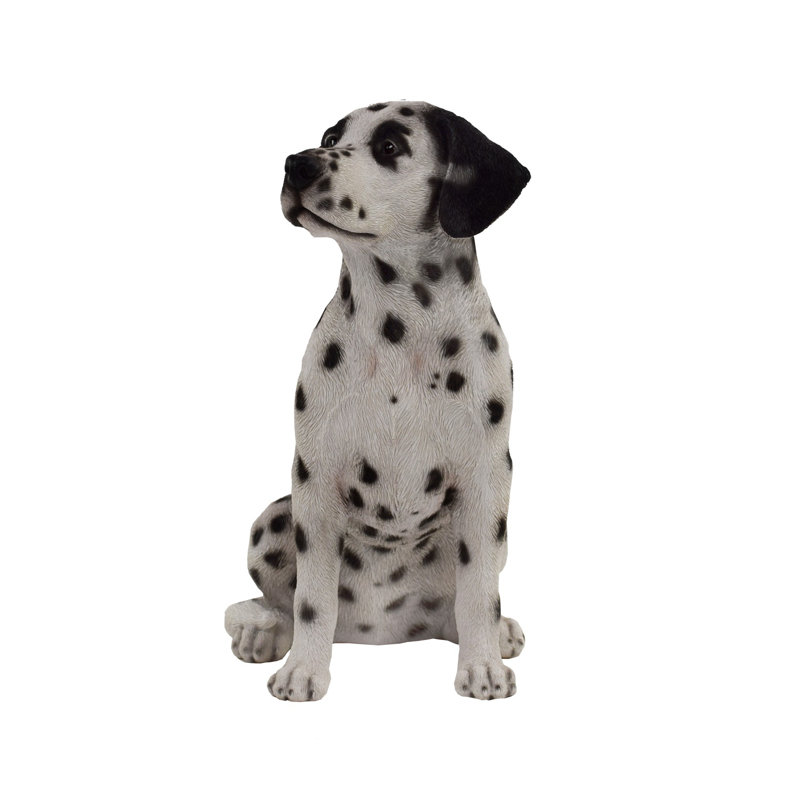 Statue pour chien assis dalmatien