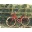 Napperon en velo rouge - Rouler dans les bois